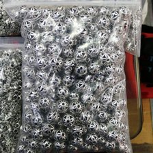 藏银混装配件DIY饰品材料品配件镂空金属球