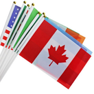 直销批发世界各国国旗优质8号加拿大小