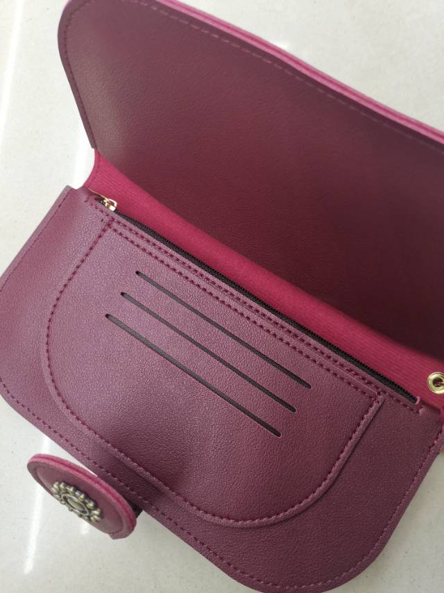 Korean Version Of Women's Long Wallet Ultra-Thin Solid Color Hand Large Capacity Card Bag details Picture