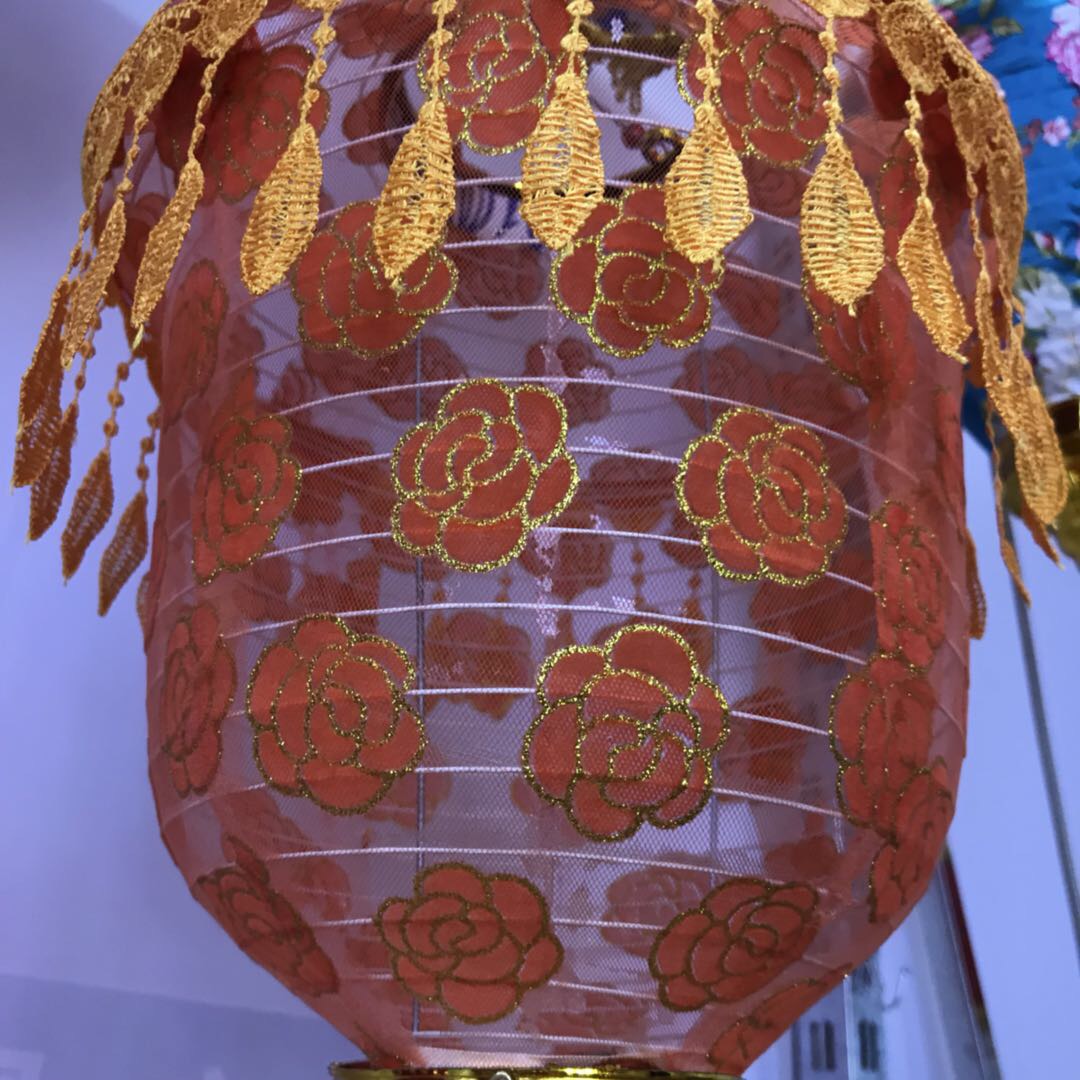 Light Orange Cover Tassel Unique Light Face Flower Print Small Home Jasper Specification drawing