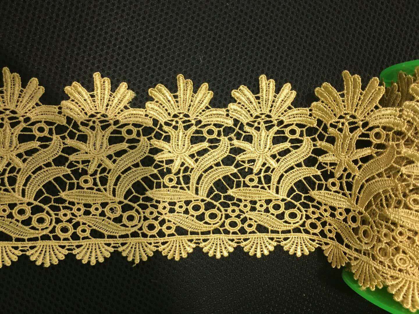 Lace, embroidered lace, polyester lace, water-soluble lace, clothing accessories, DIY stock wholesale lace details Picture