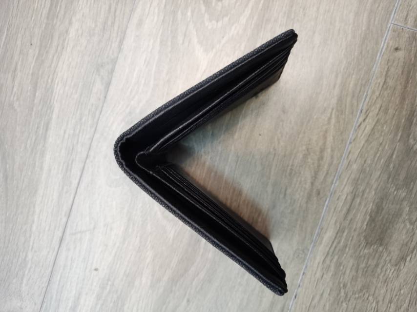 帆布pu男士对折男士钱包产品图