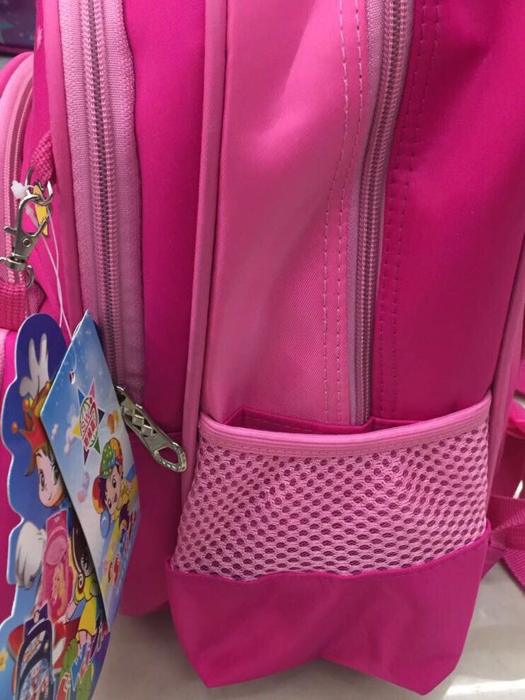 Cartoon Pink Girls Printed Schoolbag Backpack Manufacturers Direct To Sample Order Specification drawing