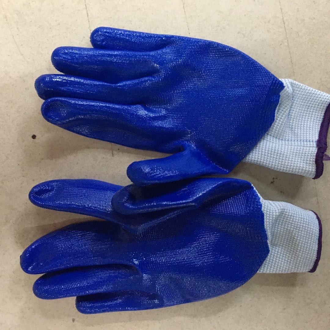 手套劳保浸胶耐磨 工作防水塑胶橡胶工业带胶胶皮手套详情图2