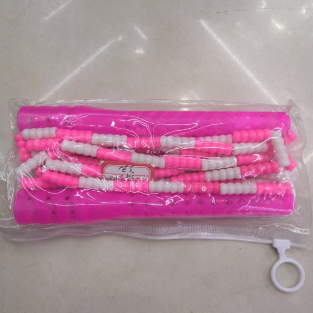 厂家直销塑料玫红竹节跳绳儿童幼儿园小学生一年级初学专业可调节健身花样专业绳