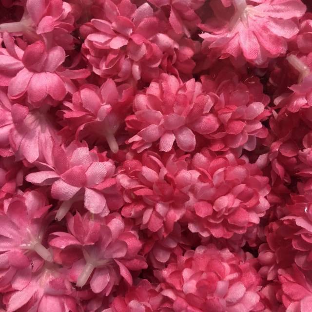 3.5cm simulated PE foam chrysanthemum two-color flower handcrafted decorative flower wreath, 100 artificial flower heads Specification image