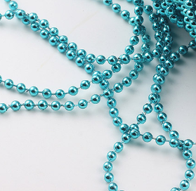 Christmas Plating Fixed Wire Bead Clothing Accessories Cotton Thread Bead Chain Positioning Bead Curtain Bead Custom Code Roll Specification drawing