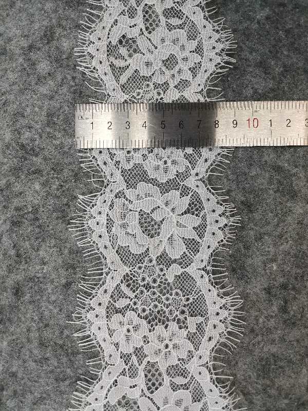 Lace Garment Accessories Embroidery Water Soluble White New Skirt Lace Eyelash Lace details Picture