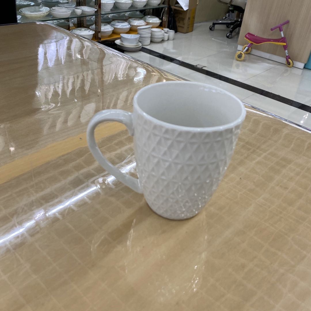 3D stereoscopic embossed cat ceramic coffee cup, cute cartoon male and female student mugs, creative ideas details Picture