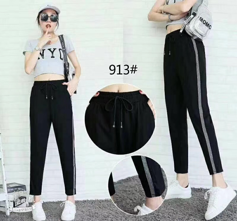 The new high-waisted slimming versatile pants are thin for spring and autumn wear details Picture
