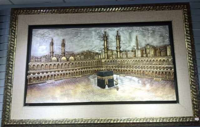 鹰皇工艺品厂树脂伊斯兰教风格浮雕装饰画