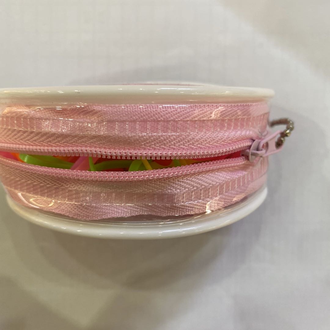 Transparent plastic packaging, elastic, colorful and simple small rubber bands details Picture