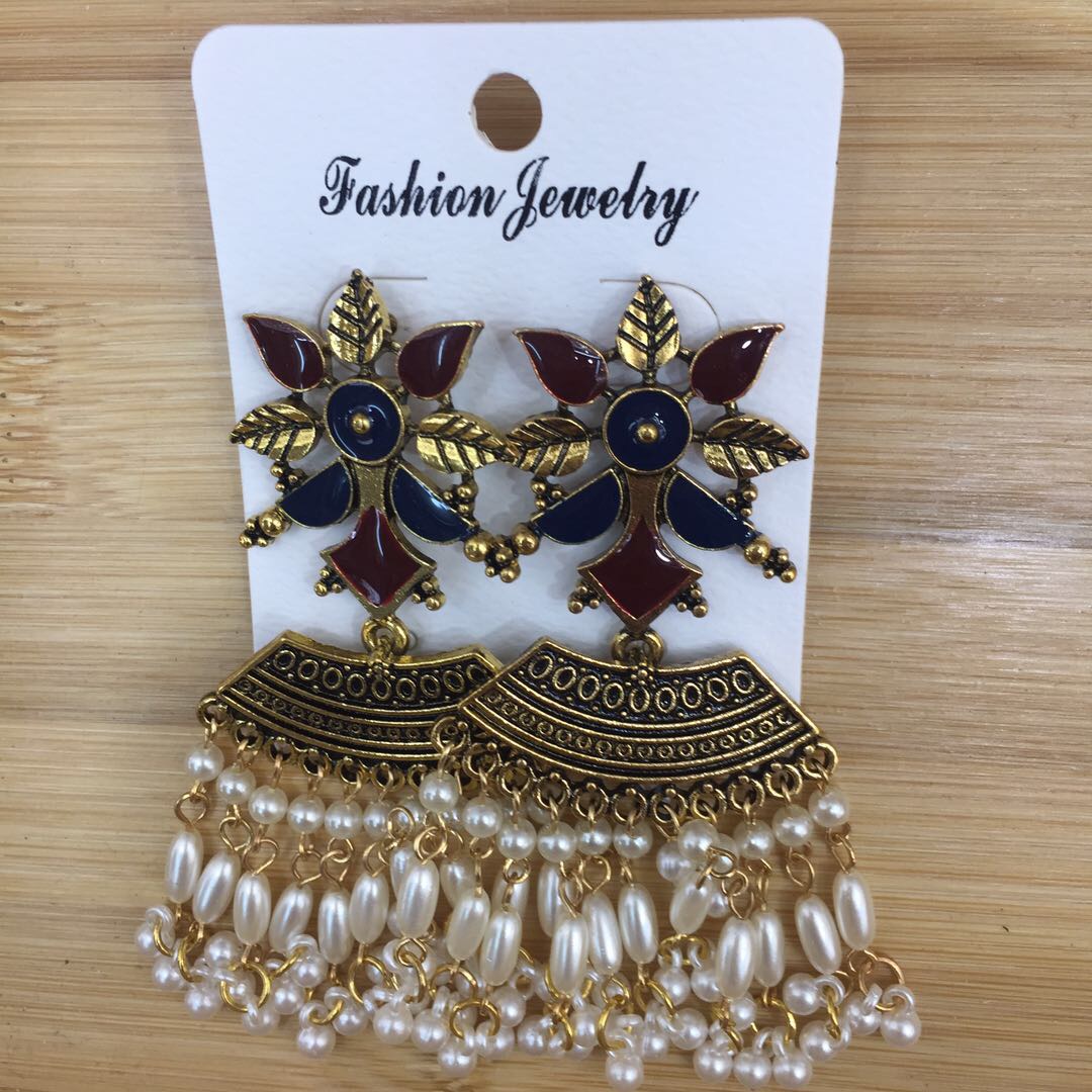 女士耳环耳饰欧美风格手工制作厂家直销来样订做