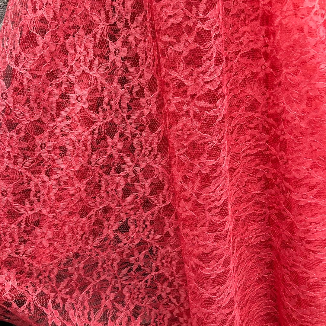 Lace Fabric Six Stars Flower Multi-Color Spot details Picture