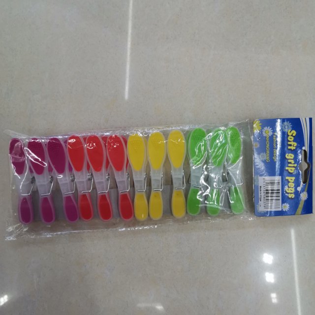 爆款新款厂家直销小枫叶夹子彩色塑料夹子