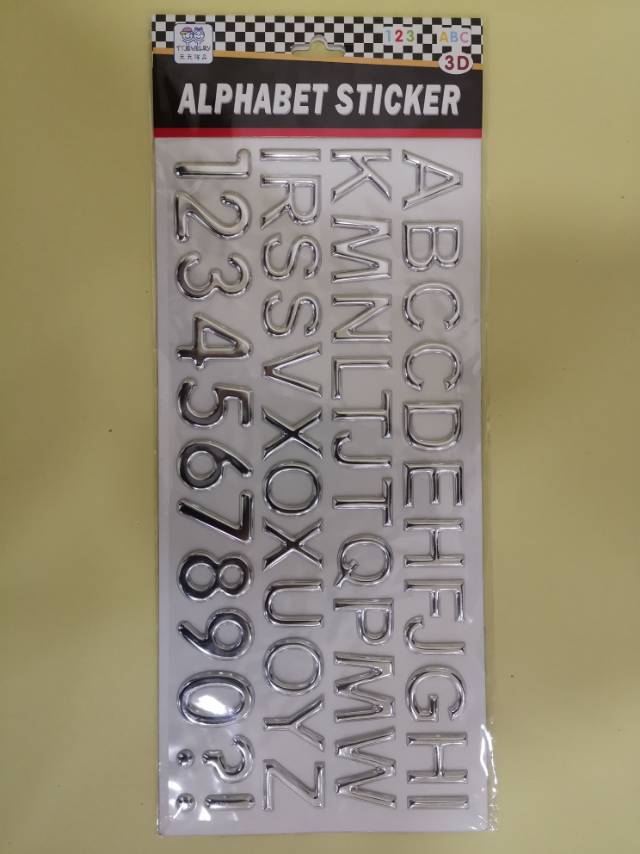 吸塑镀铝贴PVC贴纸DIY手工贴纸温州生产