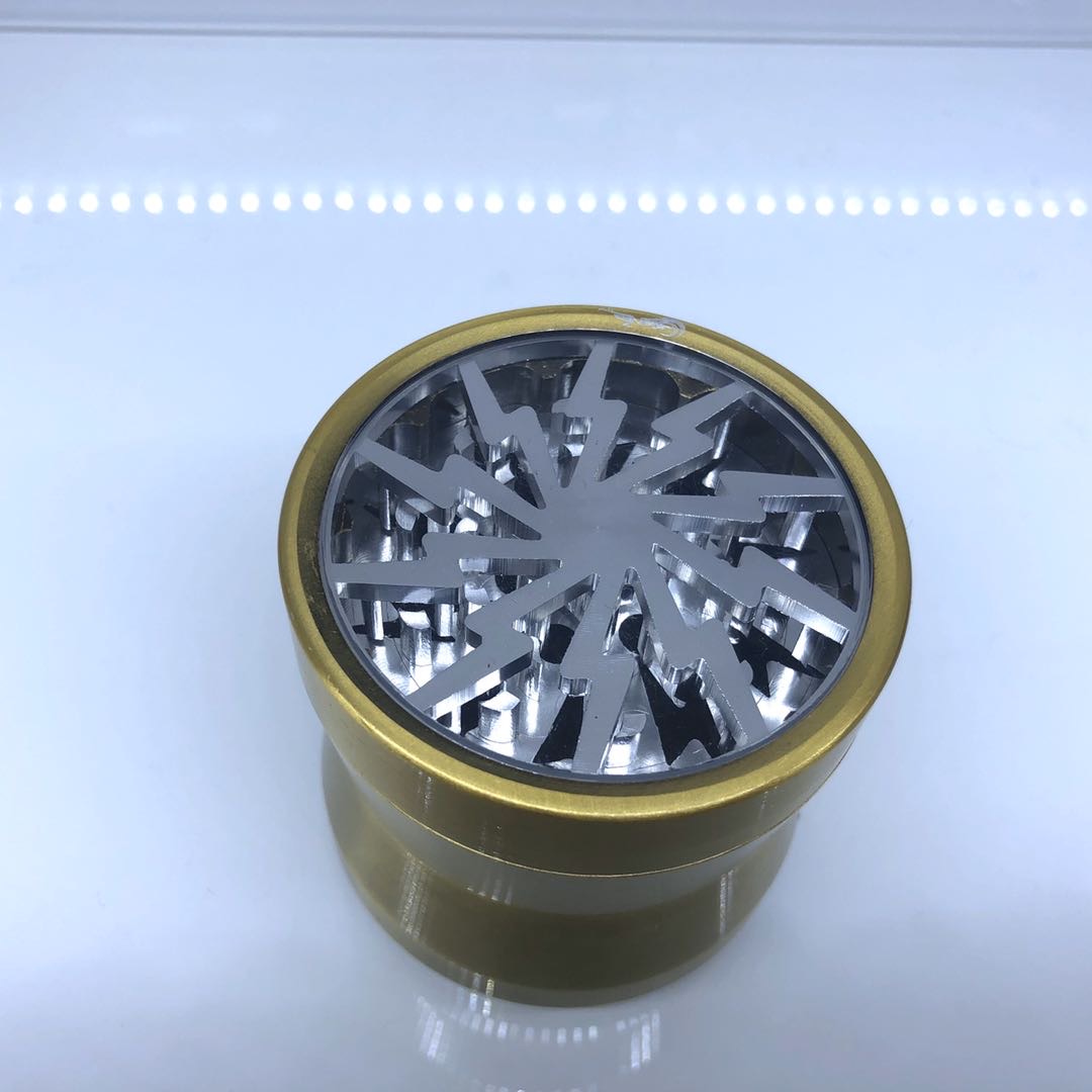 高质量耐用磨烟器 铝材 四层 4-6色混 直径63mm 一件144个起做产品图