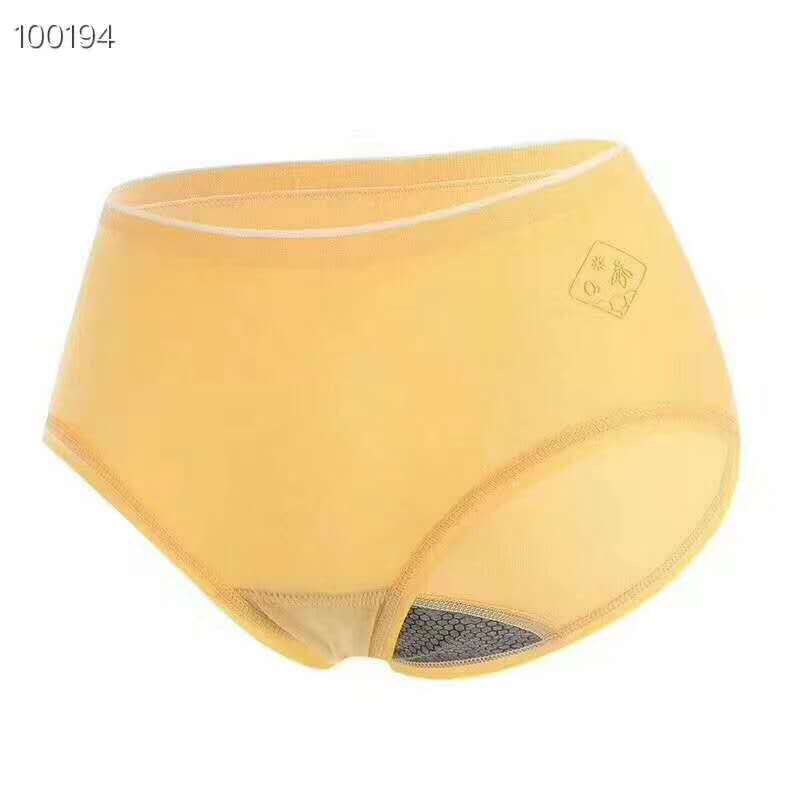 Cotton Underwear Female Cotton Antibacterial Crotch Breathable Big Size Sexy Mid-Waist Girl Cute Seamless One Piece Briefs details Picture