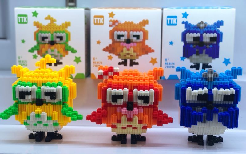 网红串联积木益智玩具益智解压玩具