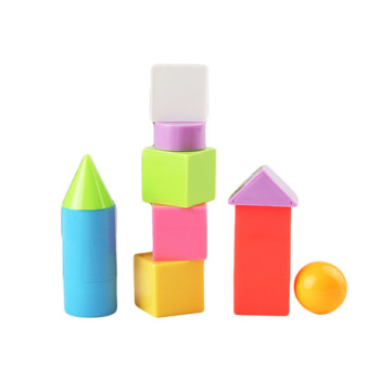 Kit de aprendizaje para estudiantes de primaria geometría combo para niños bloques de construcción modelos figuras conjuntos de geometría Specification image