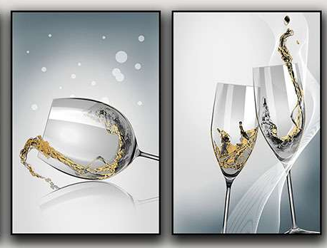 Auchan Painting Industry 60X85cm Modern Simple Decorative Painting Specification drawing