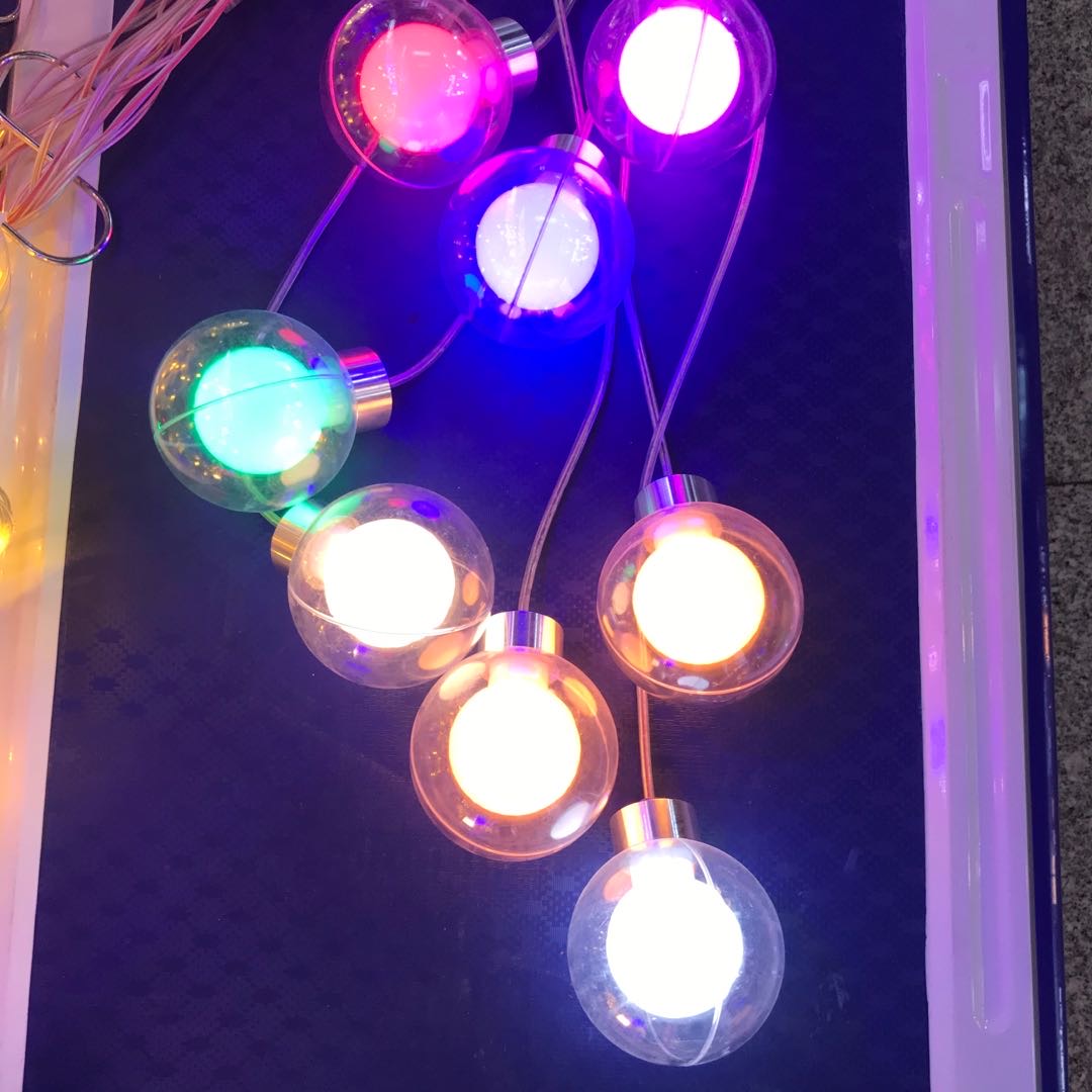 LED color lights, photo walls, flashing lights, string lights, room and bedroom decorative lights, dormitory batteries, round ball light strings Specification image