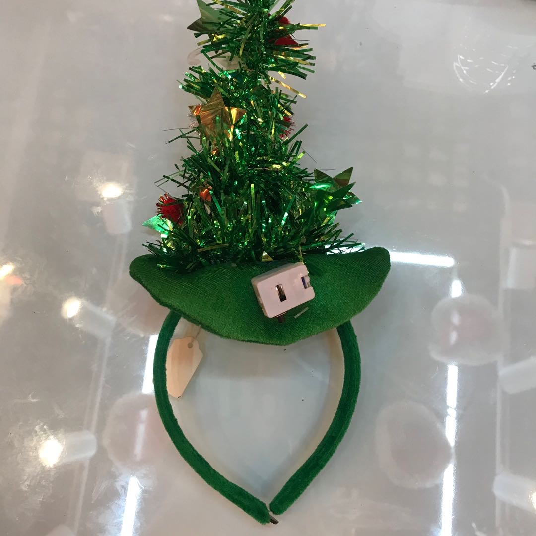 Christmas Headgear Christmas Tree Hairpin Snowflake Headband Antler Headband Santa Claus Hair Accessories Decoration Gift Wholesale Specification drawing