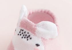 婴儿袜子纯棉卡通春夏季薄款网眼透气宝宝袜产品图