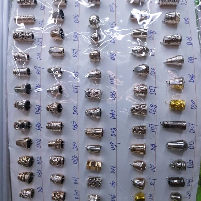 穿绳扣合金吊钟服装绳头吊钟锌合金绳扣金属吊钟扣