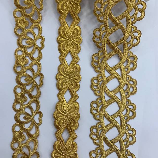 镂空刺绣花边外贸花边服装辅料装饰带手工花边产品图