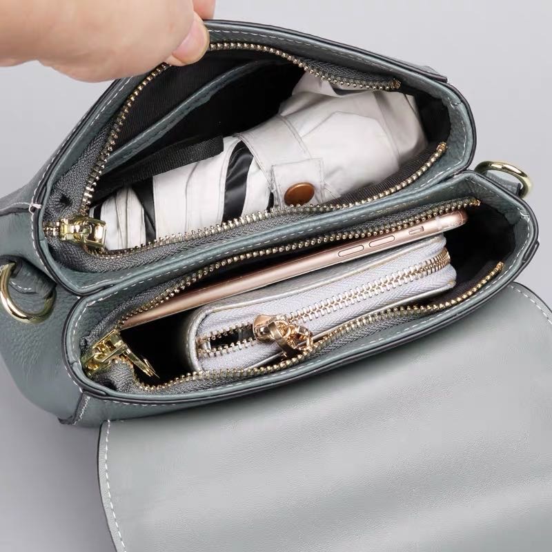 新款潮小方包大容量休闲时尚单肩斜挎手提女包产品图