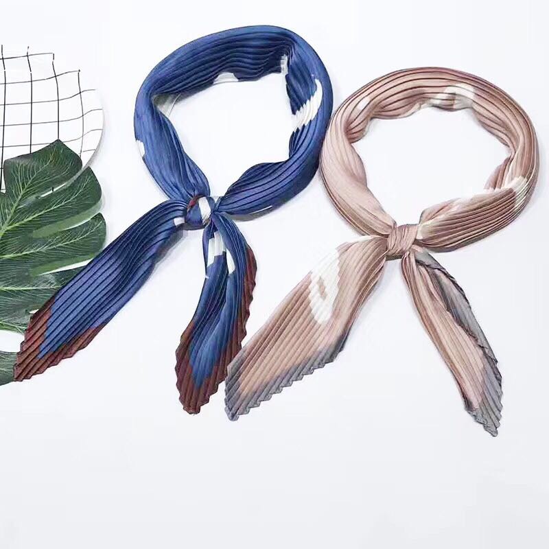 Ladies Fashion Trend Casual Everything Simple Silk Scarf Silk Scarf details Picture