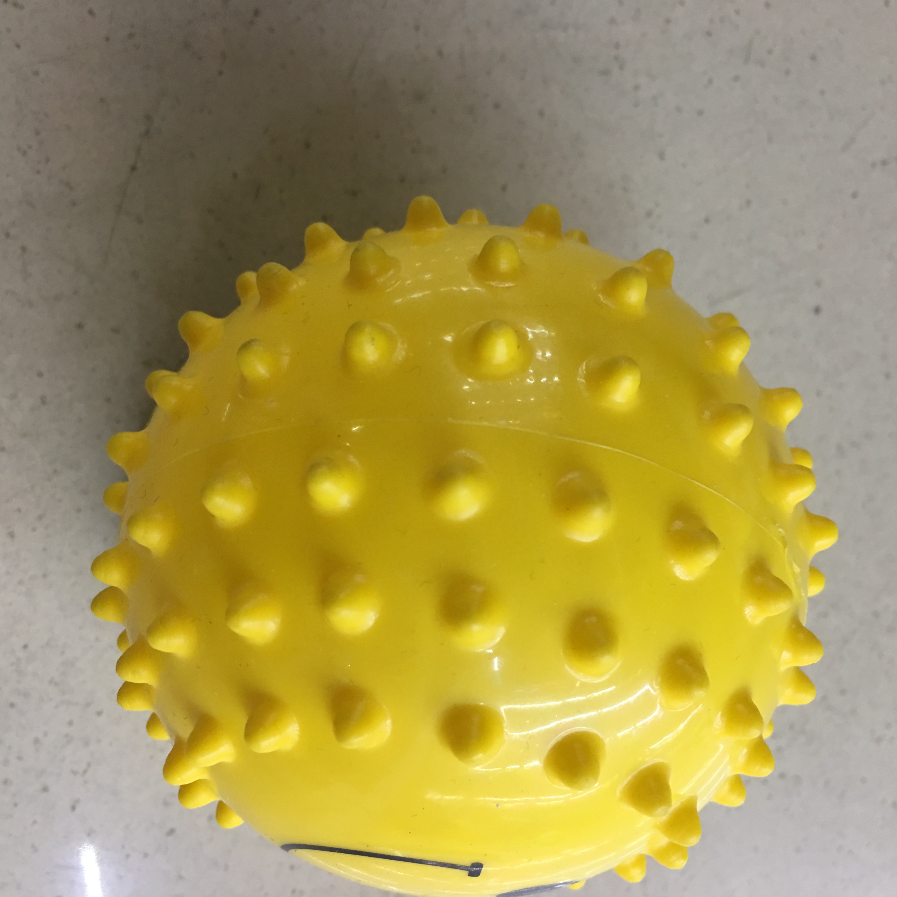 Leather Ball Children's Toys Kindergarten Special Elastic Pat Ball Non-Toxic Smiley Massage Ball Baby Home details Picture
