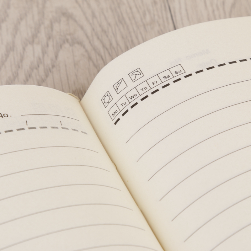 Yiwu Good Goods Hello Old Time Notepad Record Book Specification drawing