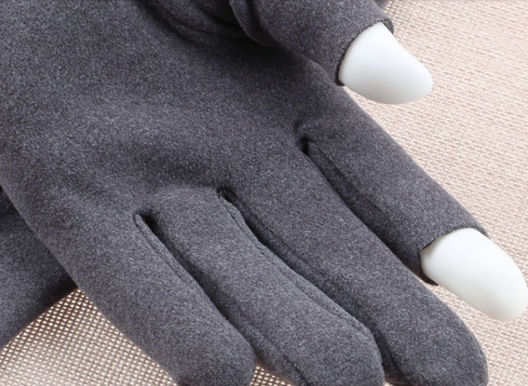 轻便魔术手套女弹力鹿皮绒男跑步运动秋冬季骑行可触屏大码学院细节图