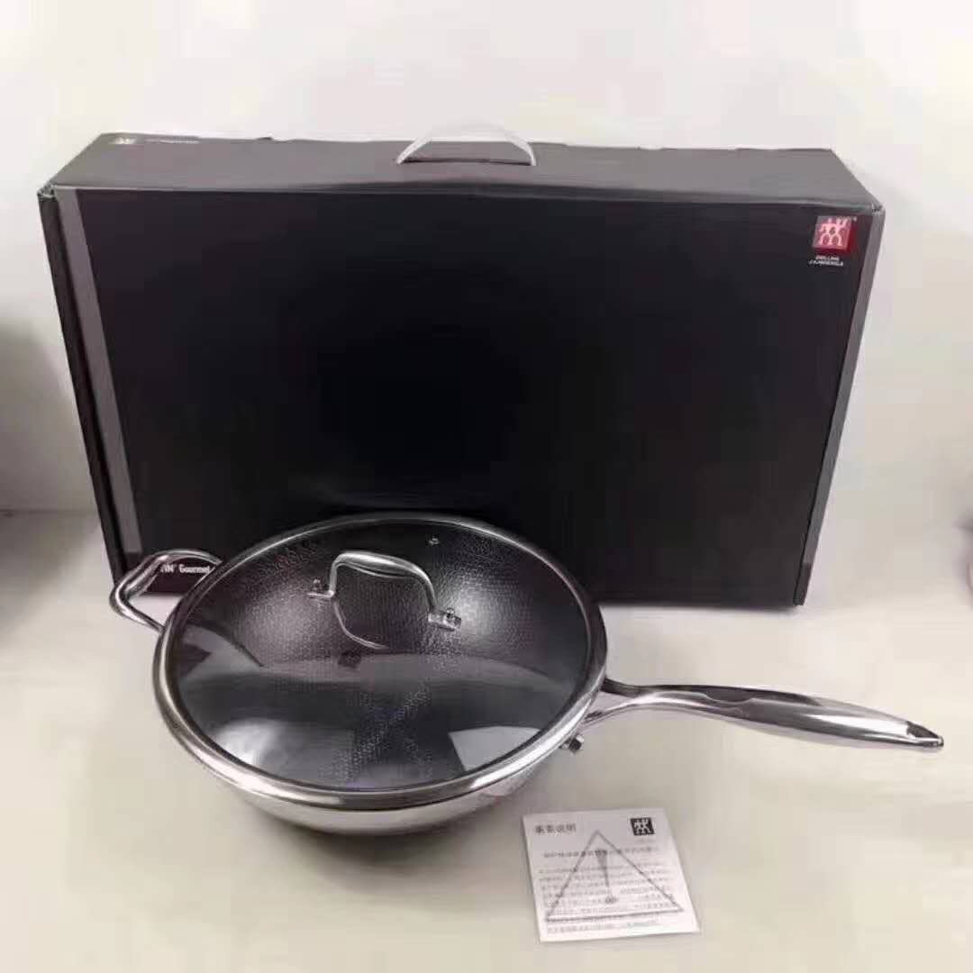 双立人32cm双面蜂窝炒锅