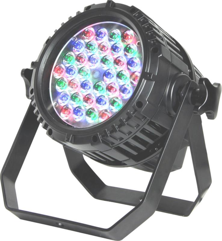 舞台灯光led帕灯防水36颗全彩三合一户外婚庆演出面光灯效果灯图