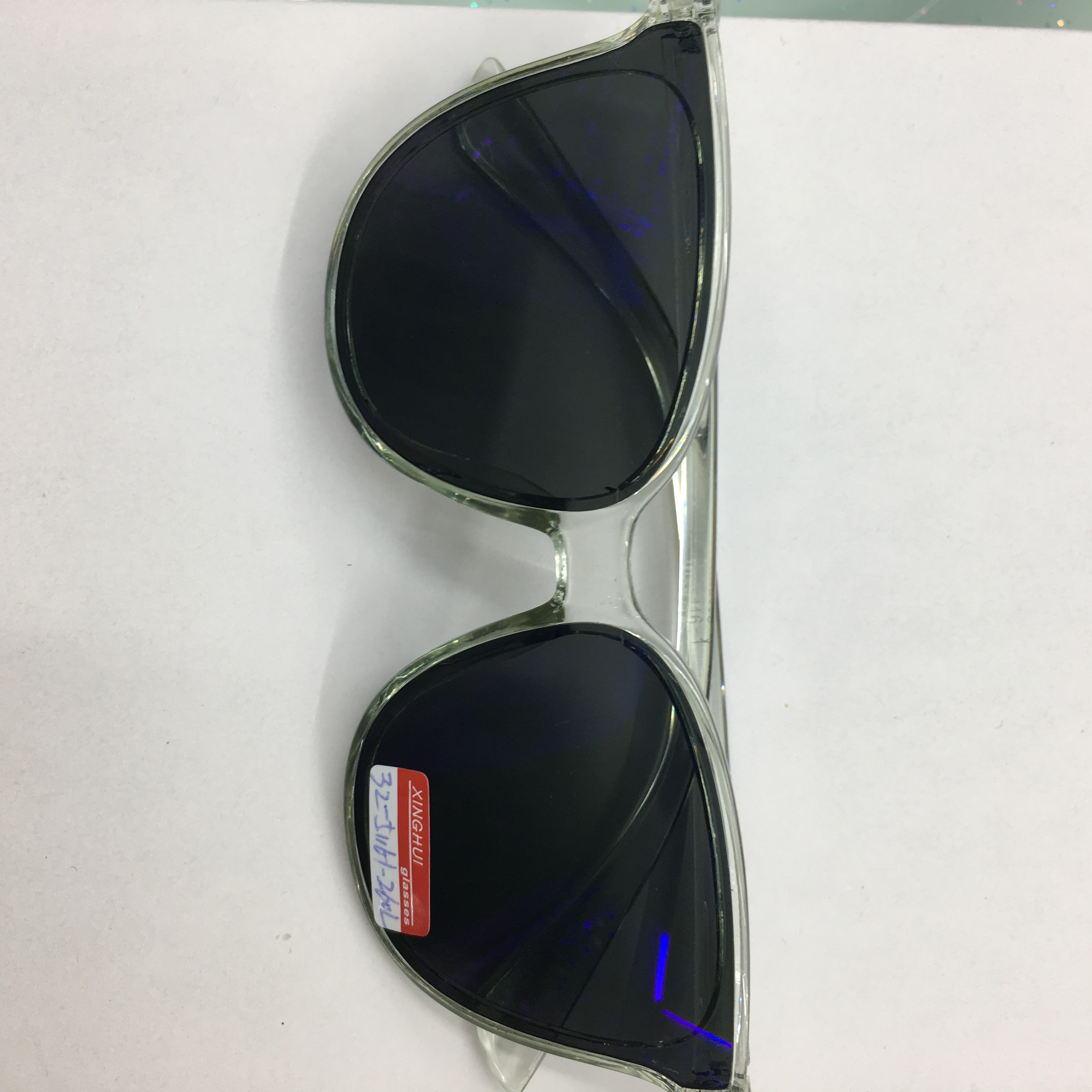New Korean-style trendy UV-resistant polarized ins sunglasses for women, slimming glasses for large faces, and myopia sunglasses