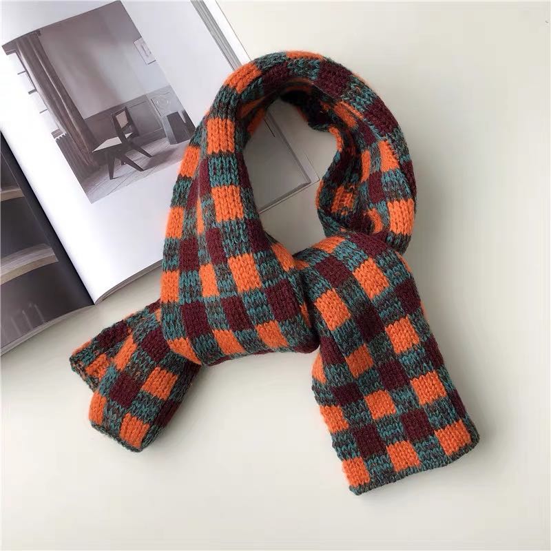 Scarf female Korean version of autumn and winter explosion shawls classic long neck thumbnail