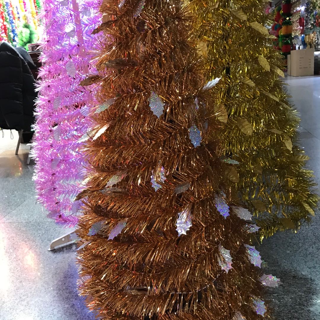 圣诞树金色盘树圣诞节布景树圣诞工艺品产品图