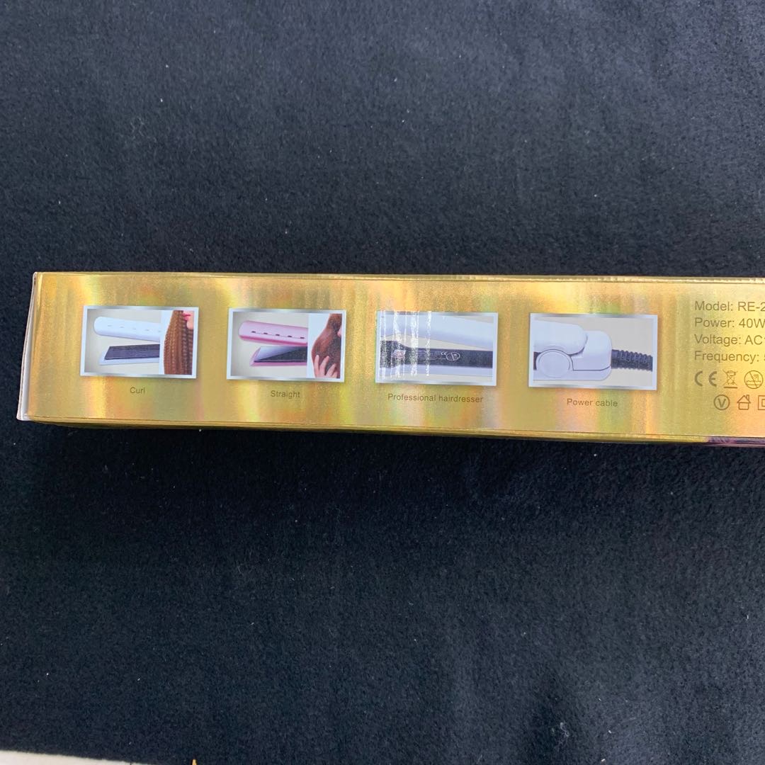 家用理发店用头发拉直板夹发廊电夹板美发棒熨板女直发器不伤发中号产品图