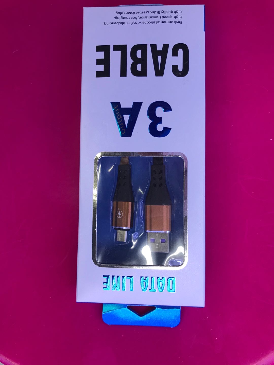 3A彩色快充数据线