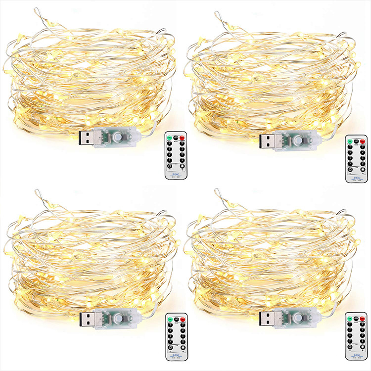 Decorative copper wire string lights, battery boxes, Christmas copper wire lights, LED copper wire light strings Specification image