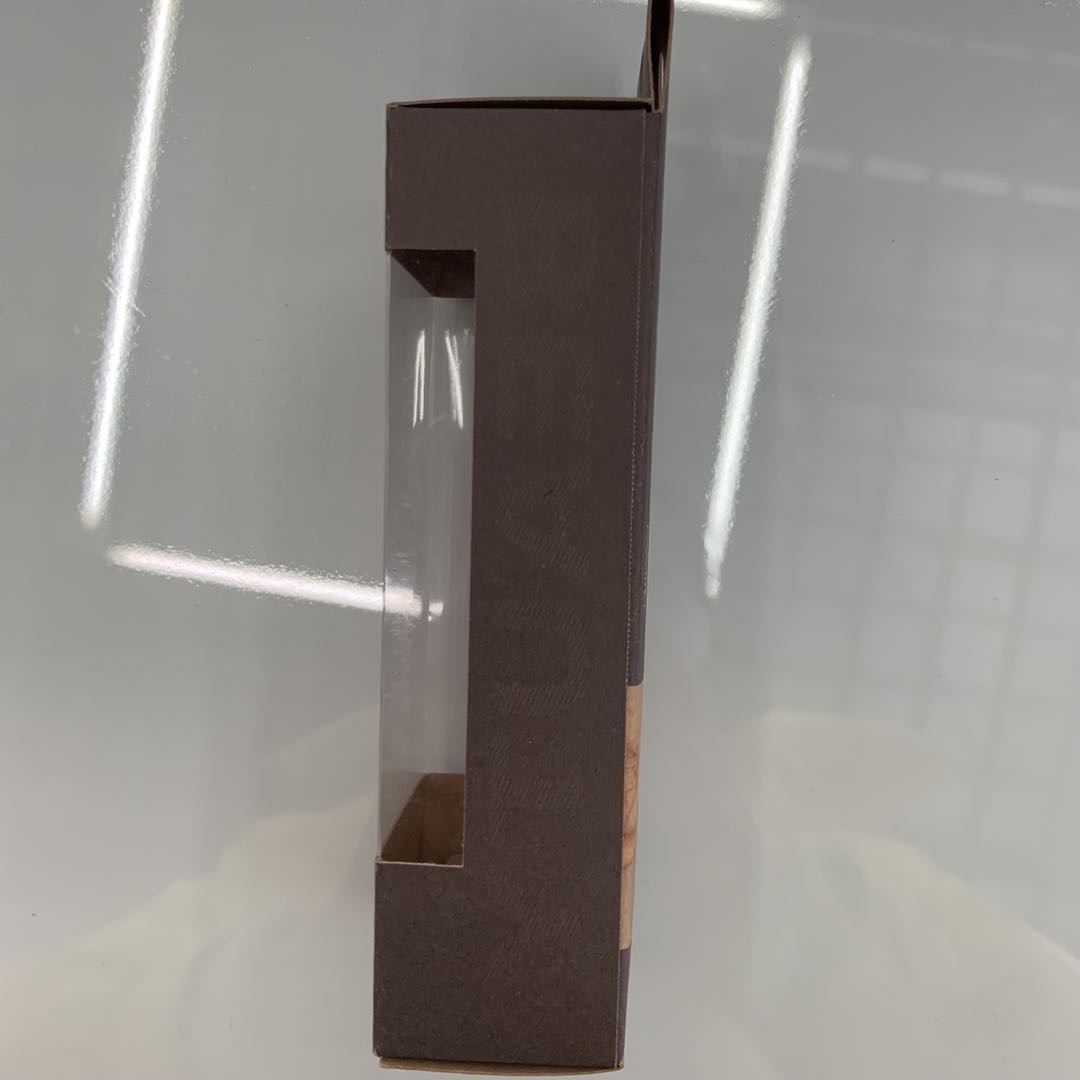 定做设计高档牛皮纸彩盒子扣底盒黑色纸盒定制包装盒产品图