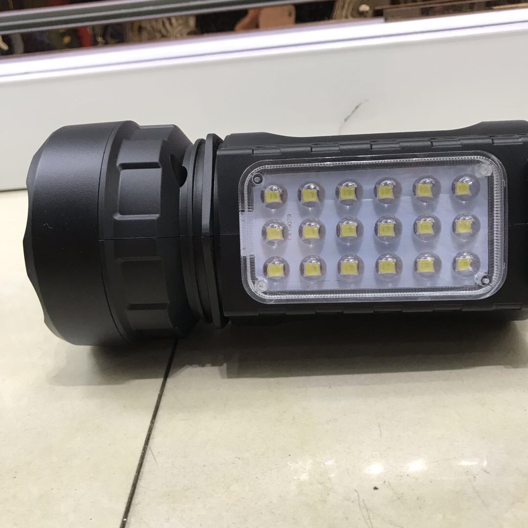 LED high-intensity flashlight, super bright, long-range, portable searchlight, remote lighting, hand-held lamp