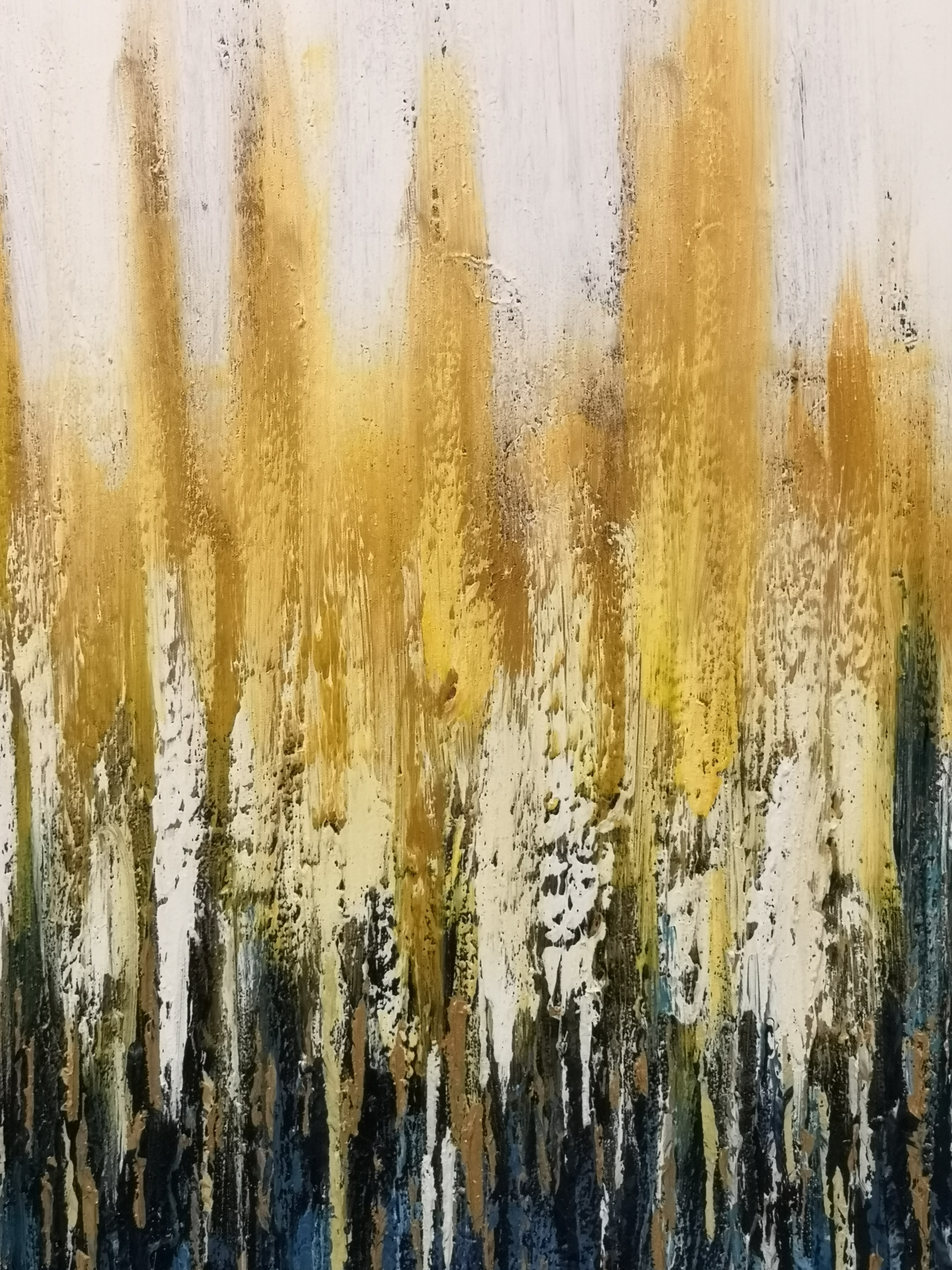 Hand-Painted Oil Painting Modern Abstract Painting Large Porch Landscape Decorative Painting Simple American Living Room Hanging Painting details Picture
