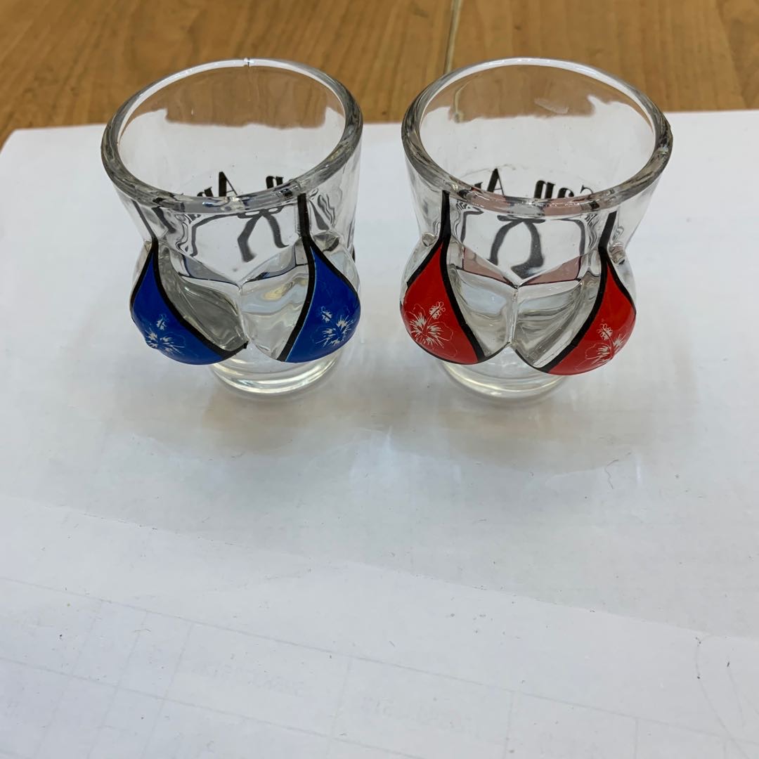 比基尼酒杯啤酒杯装饰品小摆件客厅玄关工艺品家居摆件
