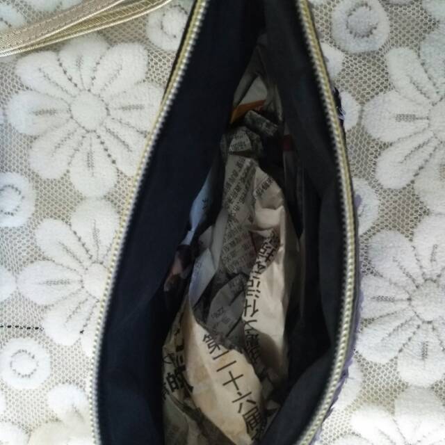 彩色亮片手拿包大容量女士化妆包时尚手提包收纳包零钱包细节图