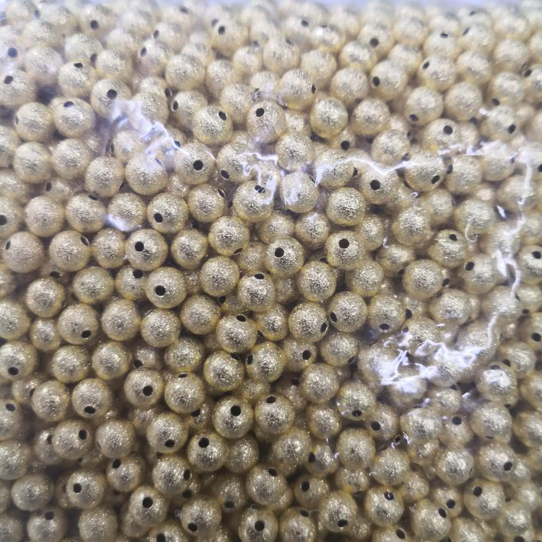 Alloy DIY handmade jewelry accessories, metal flower balls, hollowed-out balls, and metal beaded accessories are available in a complete range of specifications Specification image