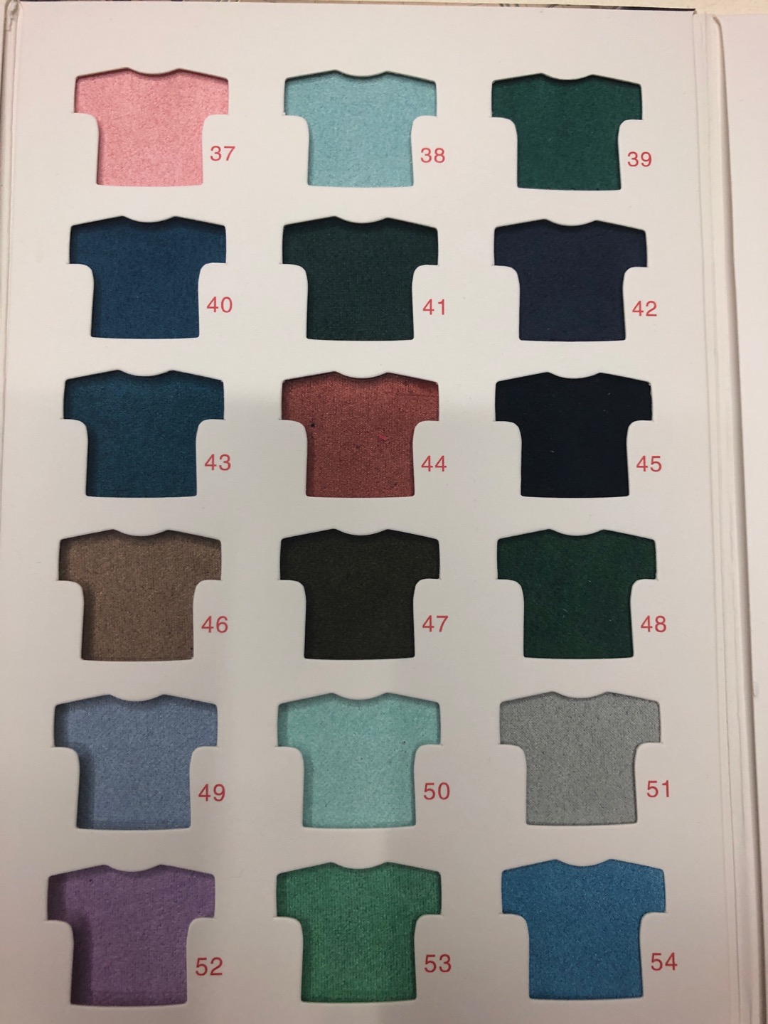 Fashionable And Fresh Plain Frosted Fabric Feels Comfortable Specification drawing